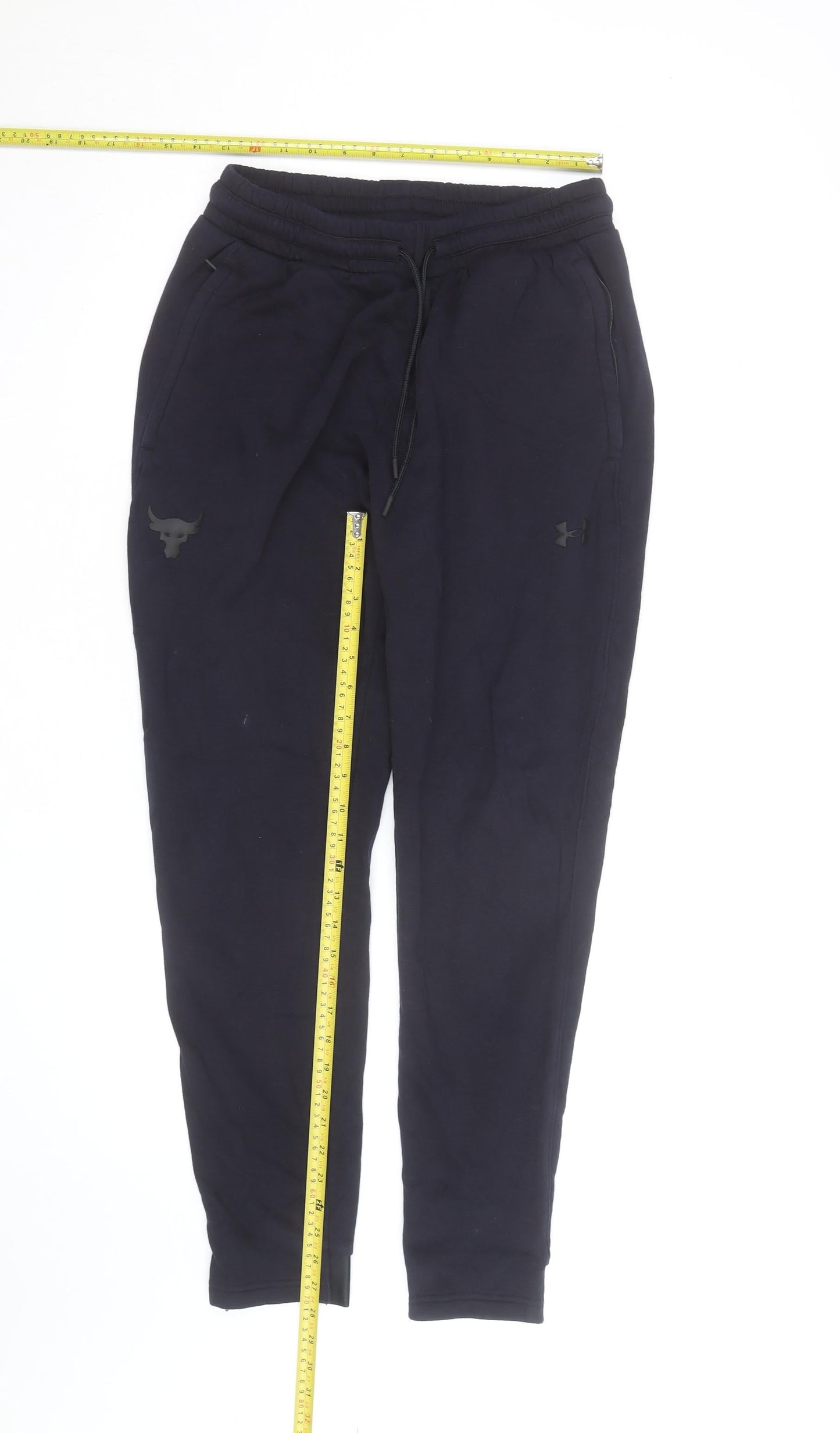 Under Armour Men Black Fleece Jogger Trousers L Regular Fit