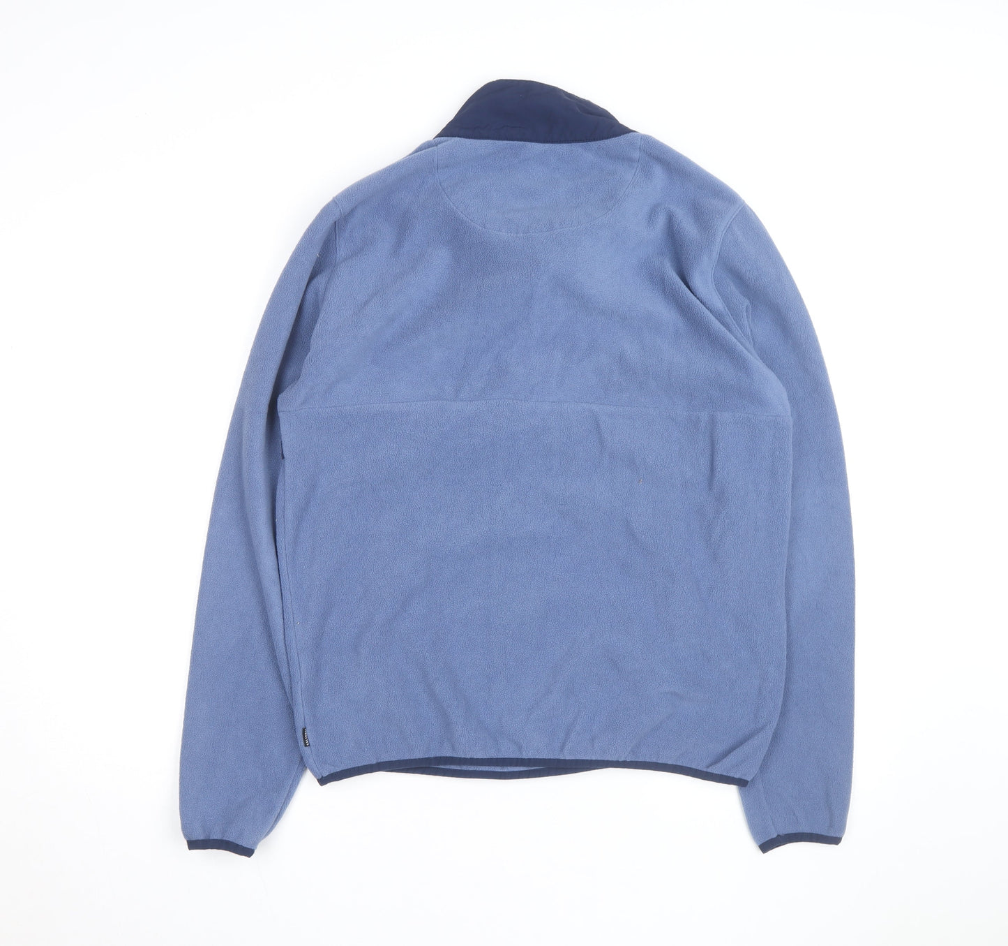 Saltrock Men's Blue Fleece Pullover Sweatshirt Small Regular Fit