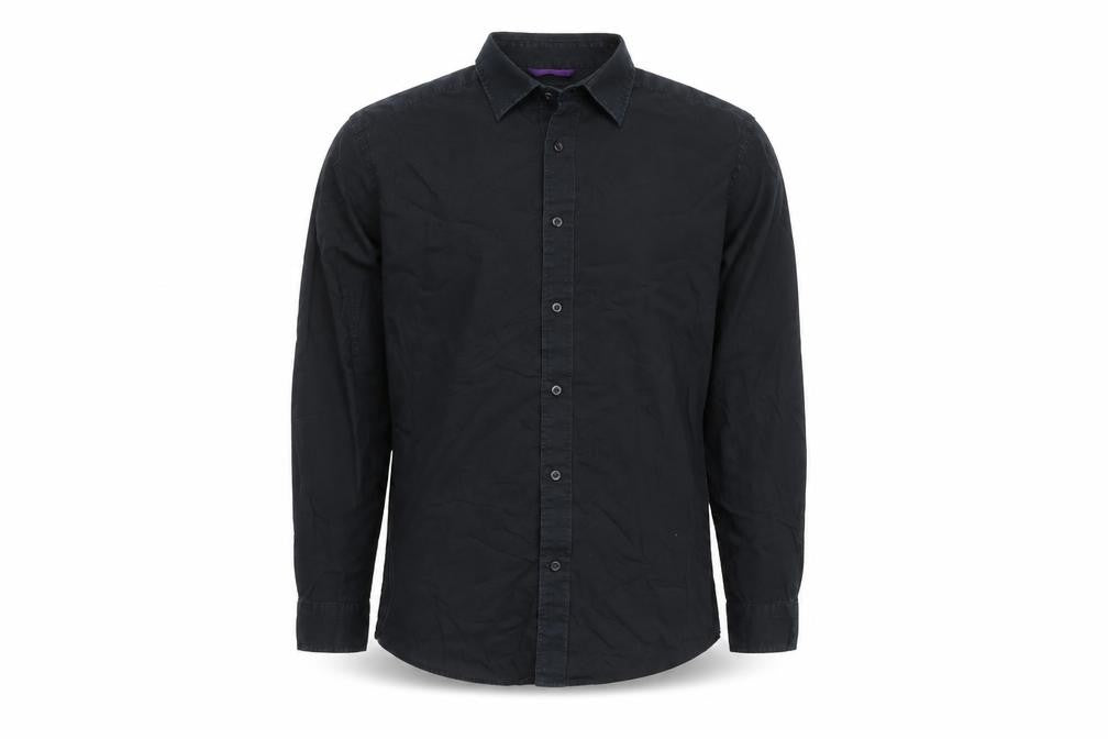 Gap Men’s Black Cotton Long Sleeve Button-Up Shirt Size L