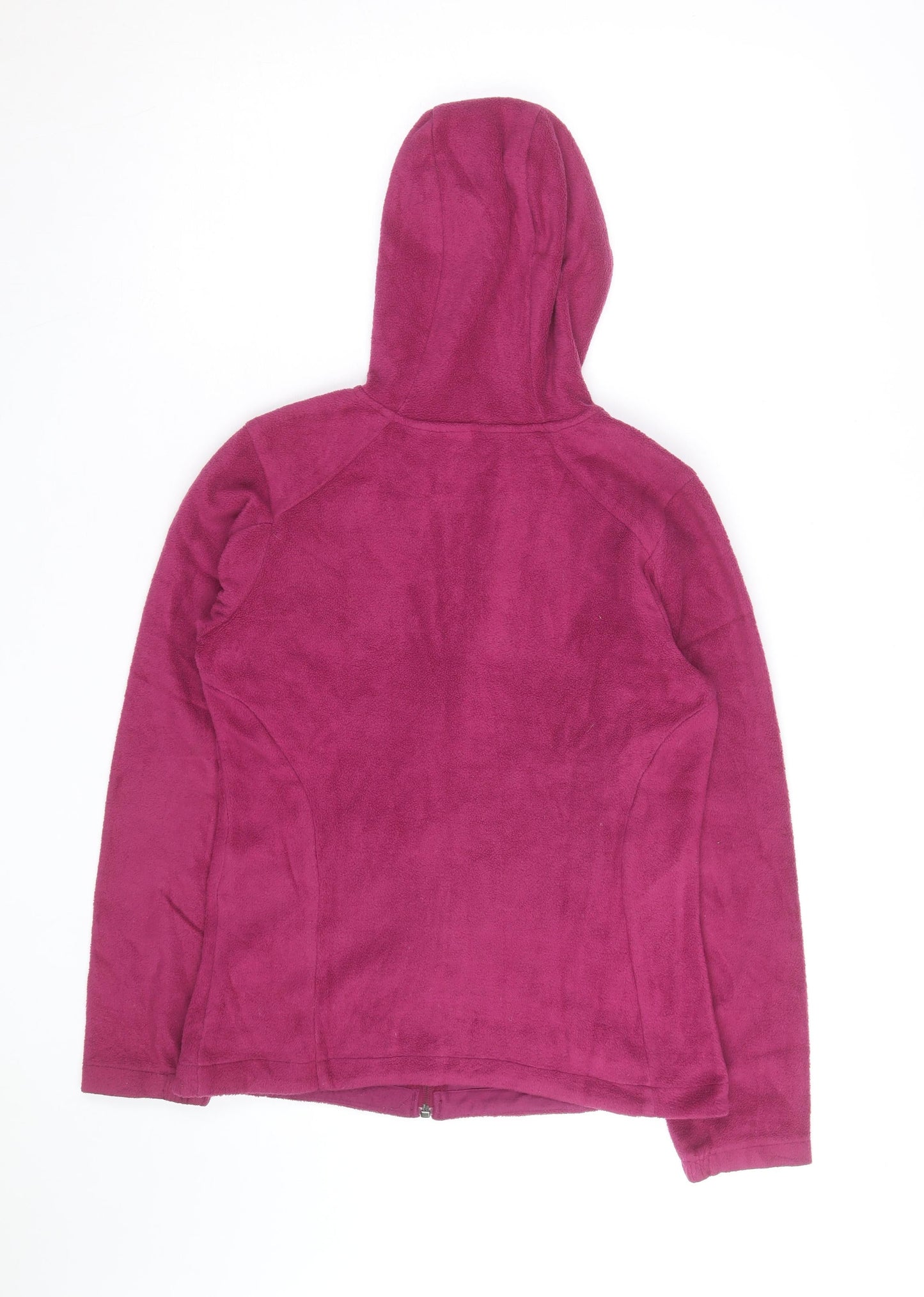 Columbia Women's Pink Fleece Full Zip Hooded Sweatshirt Size S