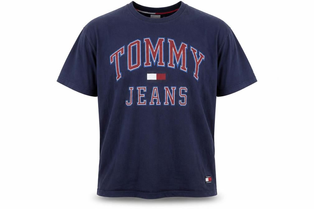 Tommy Jeans Men's Blue Large Logo Graphic T-Shirt