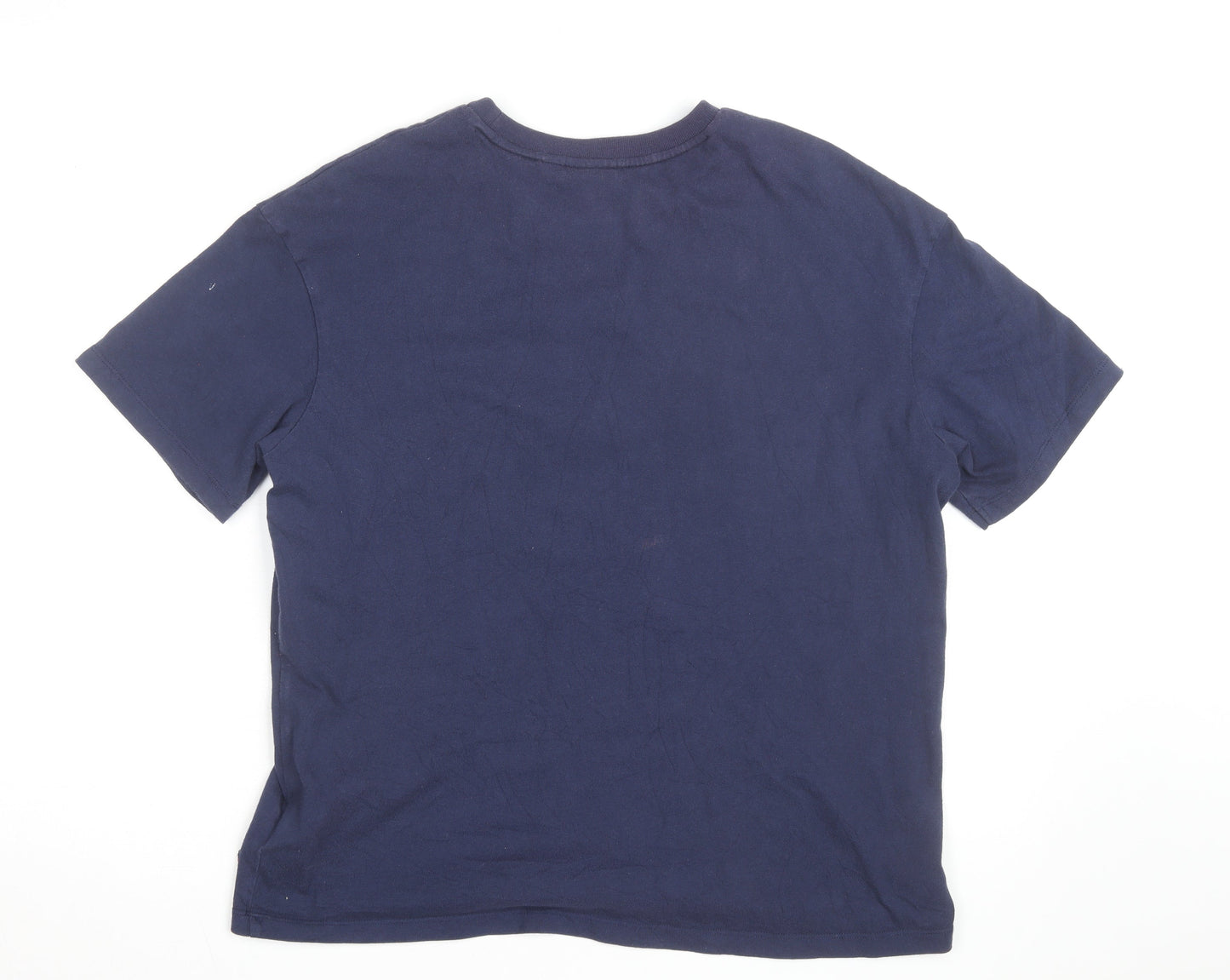 Tommy Jeans Men's Blue Large Logo Graphic T-Shirt