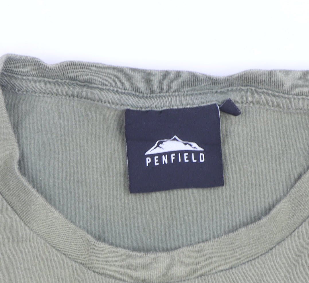 Penfield Men's Green Cotton Crew Neck Short Sleeve T-Shirt Size L
