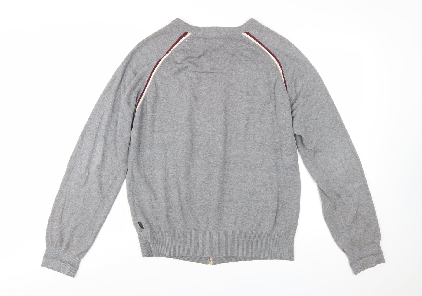 Paul Smith Men’s Grey Full Zip Cotton Jumper XL