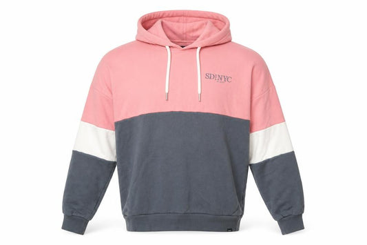 Superdry Men’s Multicoloured Pullover Hoodie XS Pink Grey Jersey