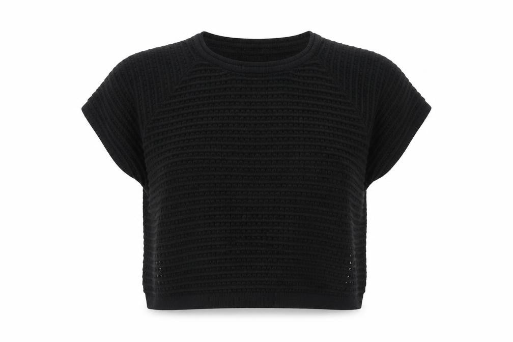 PRETTYLITTLETHING Women’s Black Chunky Knit Pullover Jumper L