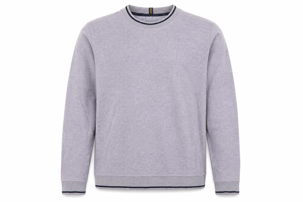 Ted Baker Men's Grey Cotton Crew Neck Pullover Sweatshirt Size L