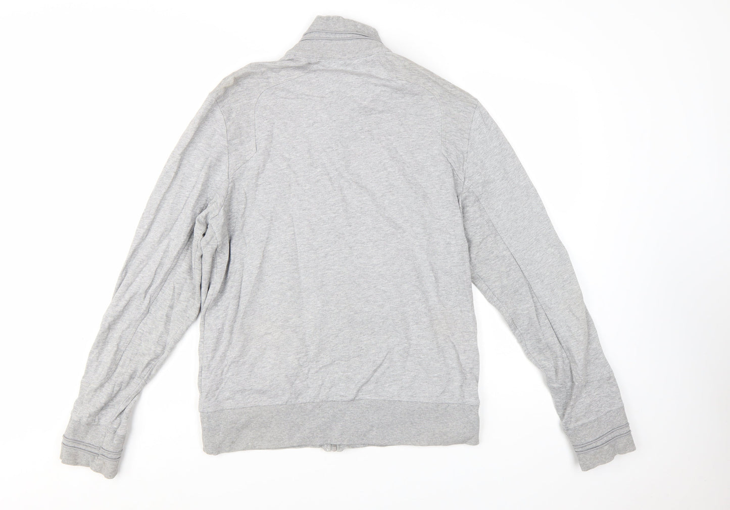 Hugo Boss Men's Grey Full Zip Sweatshirt Size S