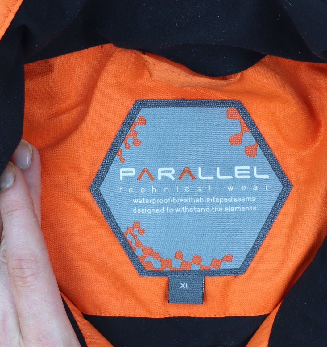 Parallel Men's Orange XL Waterproof Ski Jacket Winter Outdoor