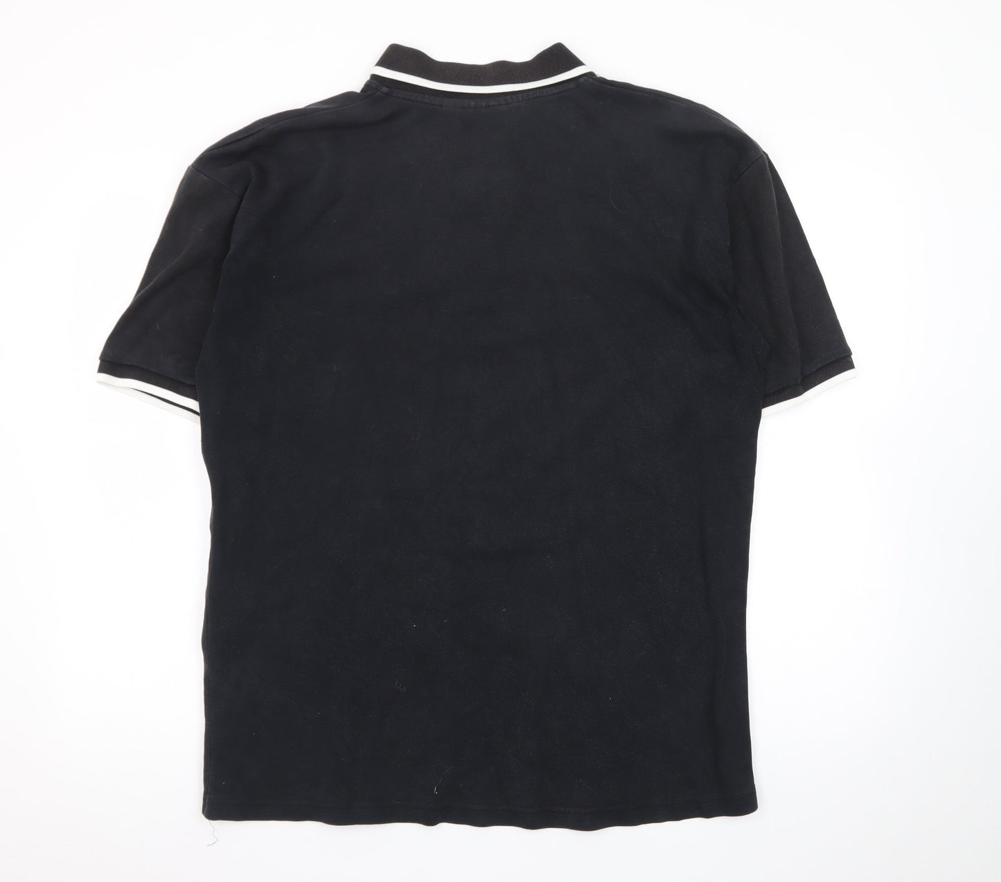 Guinness Men's Black Embroidered Toucan Polo Shirt Size L