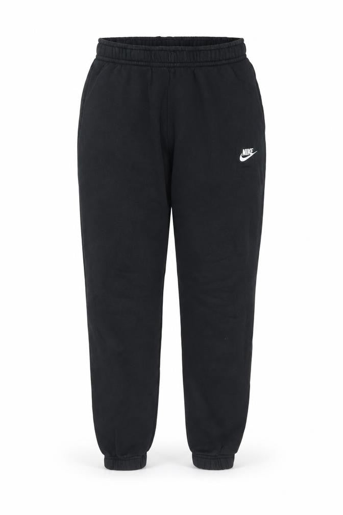 Nike Men Black Jogger Sweatpants Medium Regular Fit Fleece