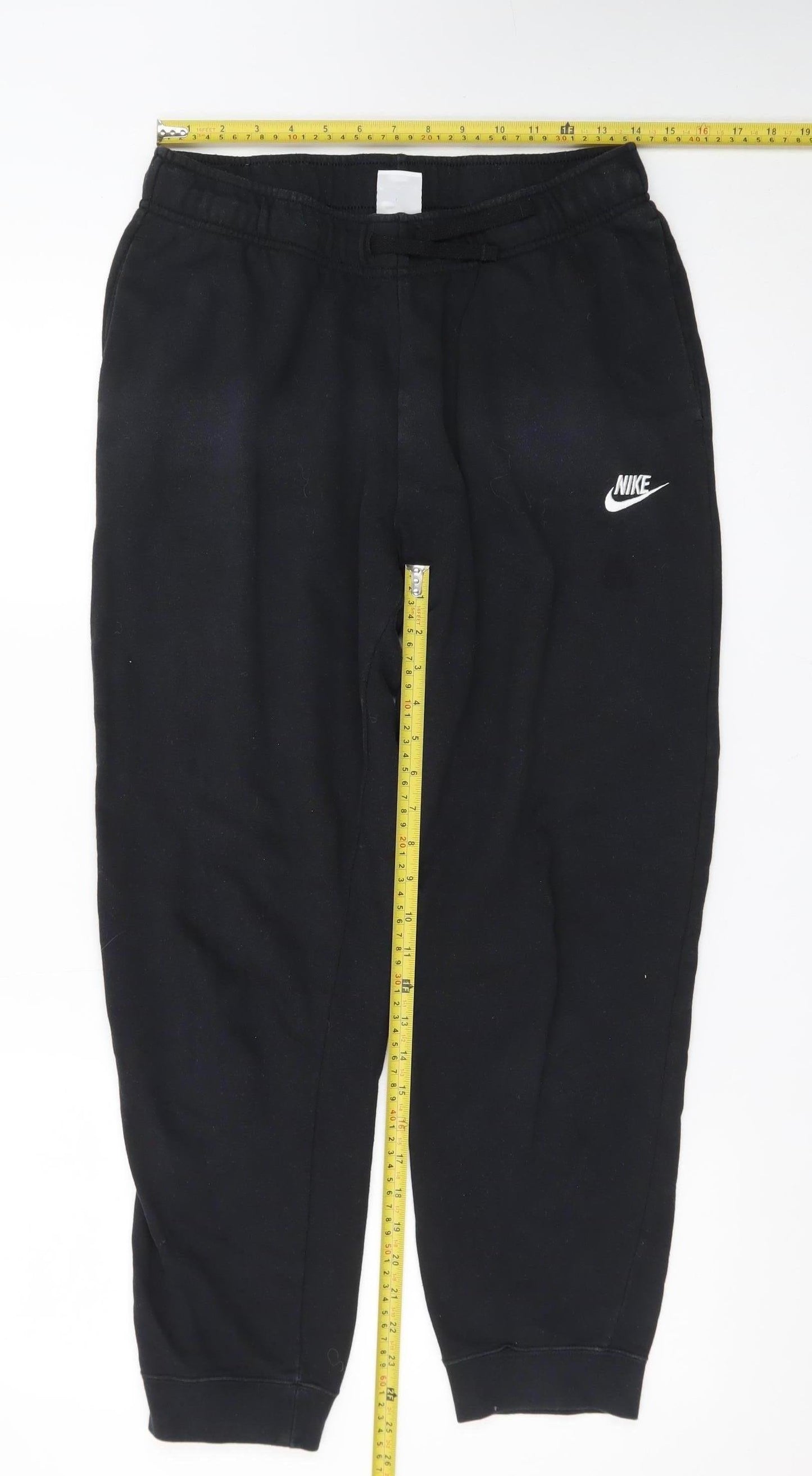 Nike Men's Black Jogger Sweatpants M Regular Fit Casual Trousers
