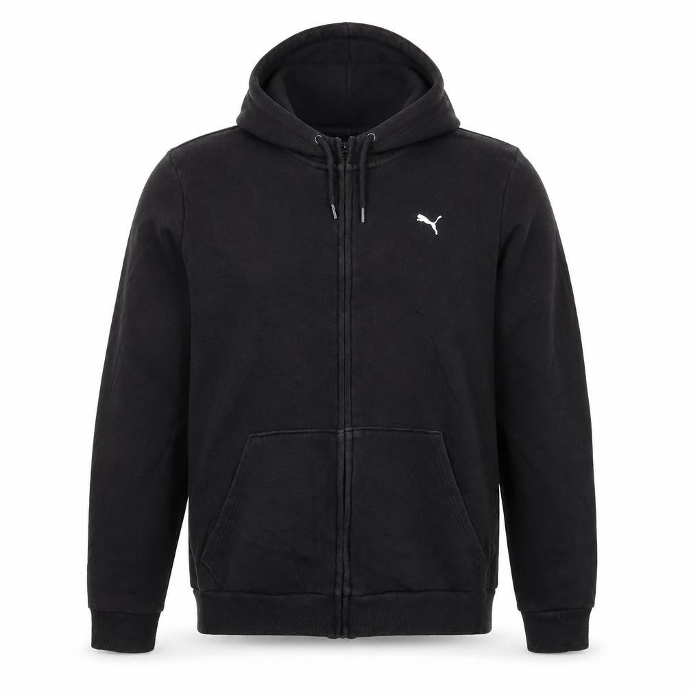 Puma Mens Black XL Full Zip Hoodie Sweatshirt