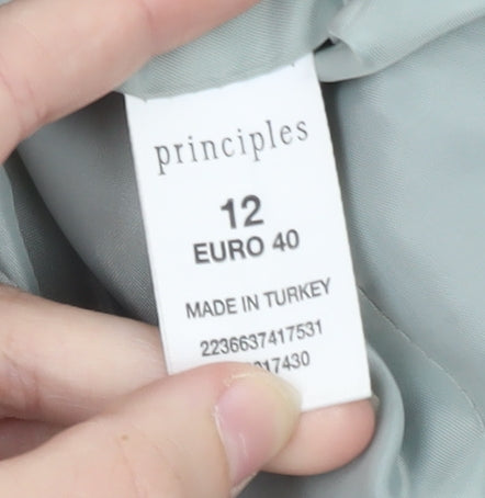 Principles Women Black Size 12 Classic Single-Breasted Blazer