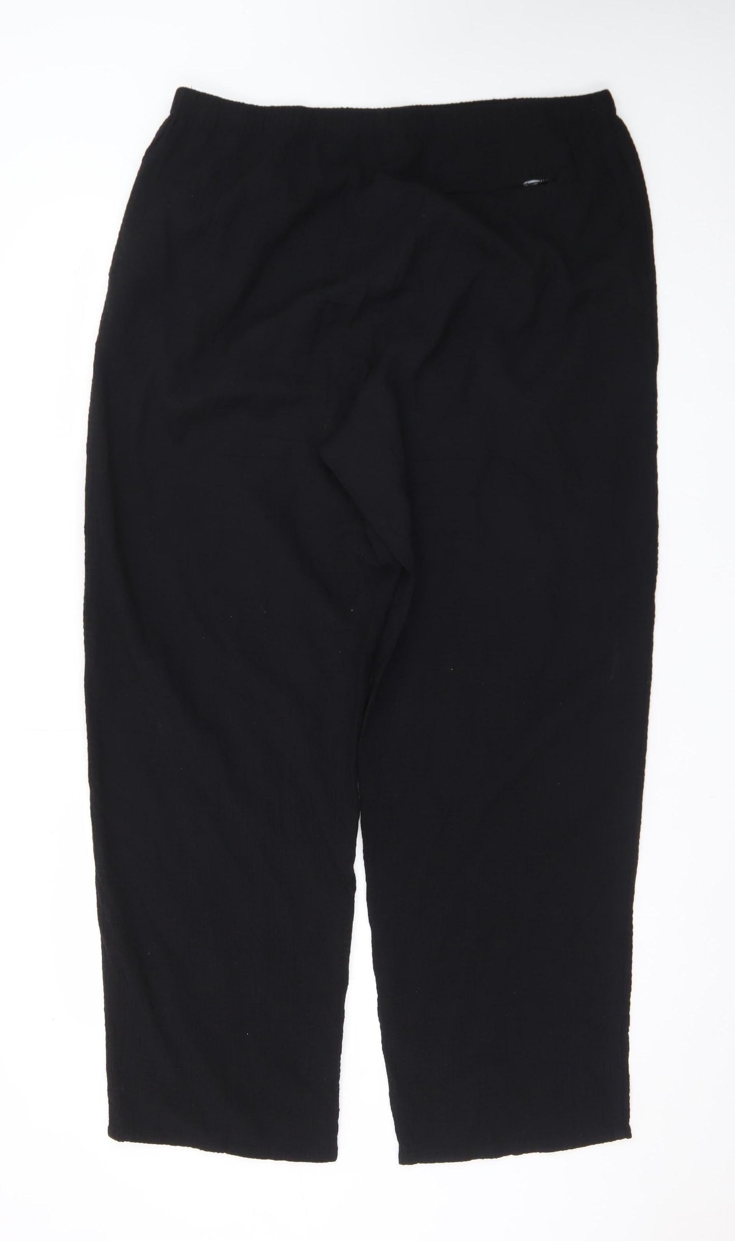 Orvis Women's Black L Relaxed Straight Leg Trousers