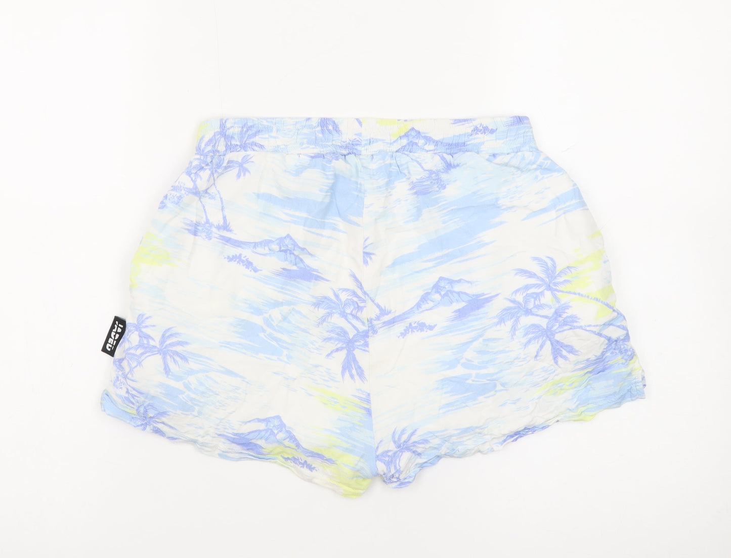 Jaded London Women’s Multicoloured Tropical Viscose Shorts Size S