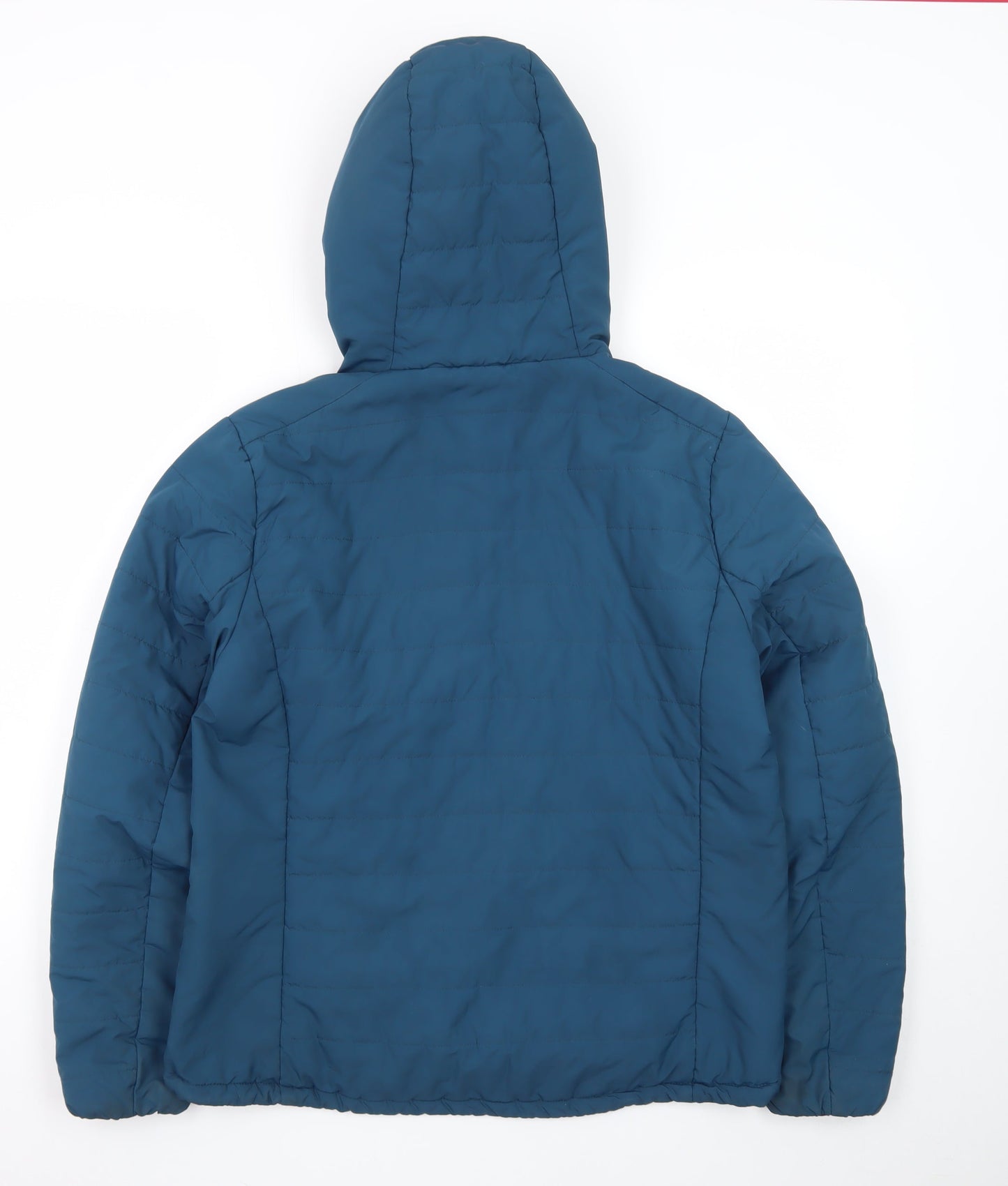 Finisterre Men's Blue Hooded Puffer Jacket Size M Water Resistant