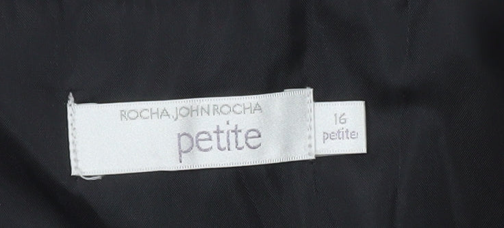 Rocha John Rocha Women’s Petite Multicoloured Size 16 Halter A-Line Dress