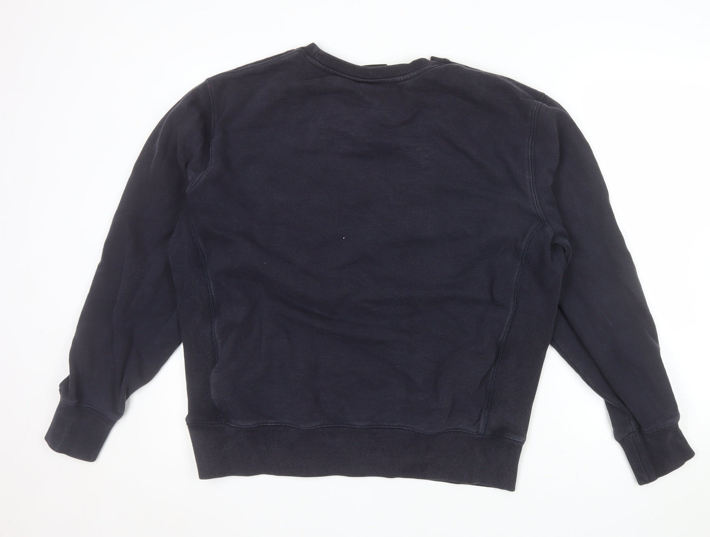 Superdry Men's Blue XL Crew Neck Pullover Sweatshirt