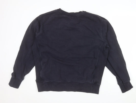 Superdry Men's Blue XL Crew Neck Pullover Sweatshirt