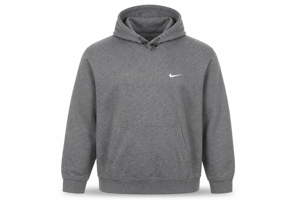 Nike Men's Grey 2XL Pullover Hoodie Fleece Sweatshirt