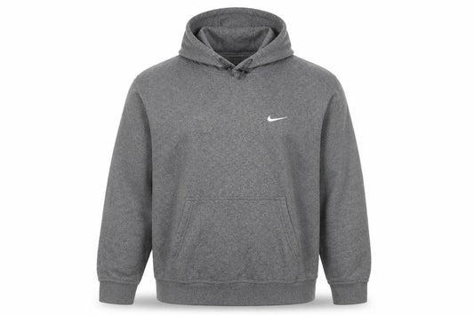 Nike Men's Grey 2XL Pullover Hoodie Fleece Sweatshirt