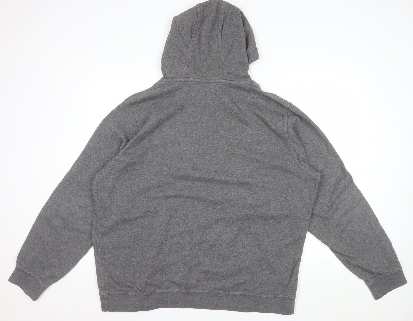 Nike Men's Grey 2XL Pullover Hoodie Fleece Sweatshirt