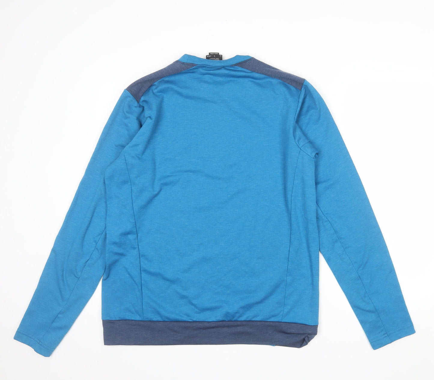 Mountain Equipment Men's Blue Crew Neck Pullover Sweatshirt L