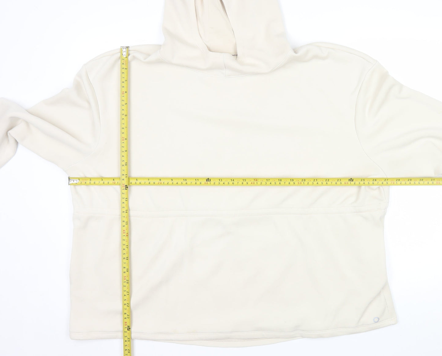 Marks and Spencer Women Beige Size 22 Pullover Hoodie Fleece