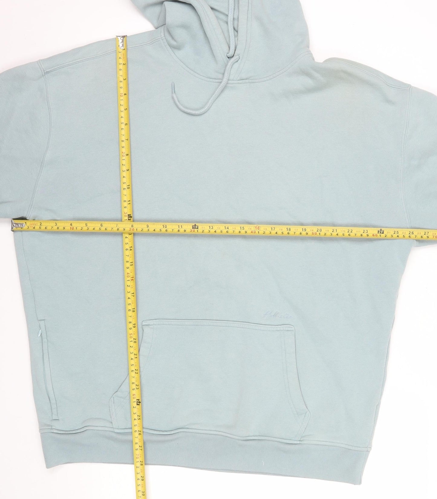 Hollister Men’s Blue XL Relaxed Fit Pullover Hoodie