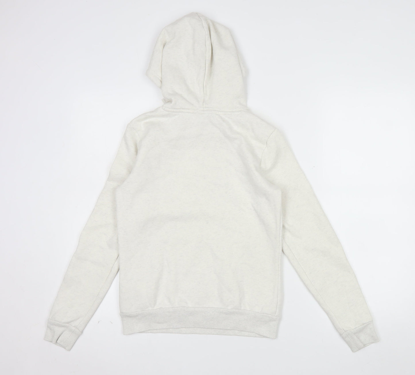 Puma Womens Beige Pullover Hoodie XXS Cotton Blend