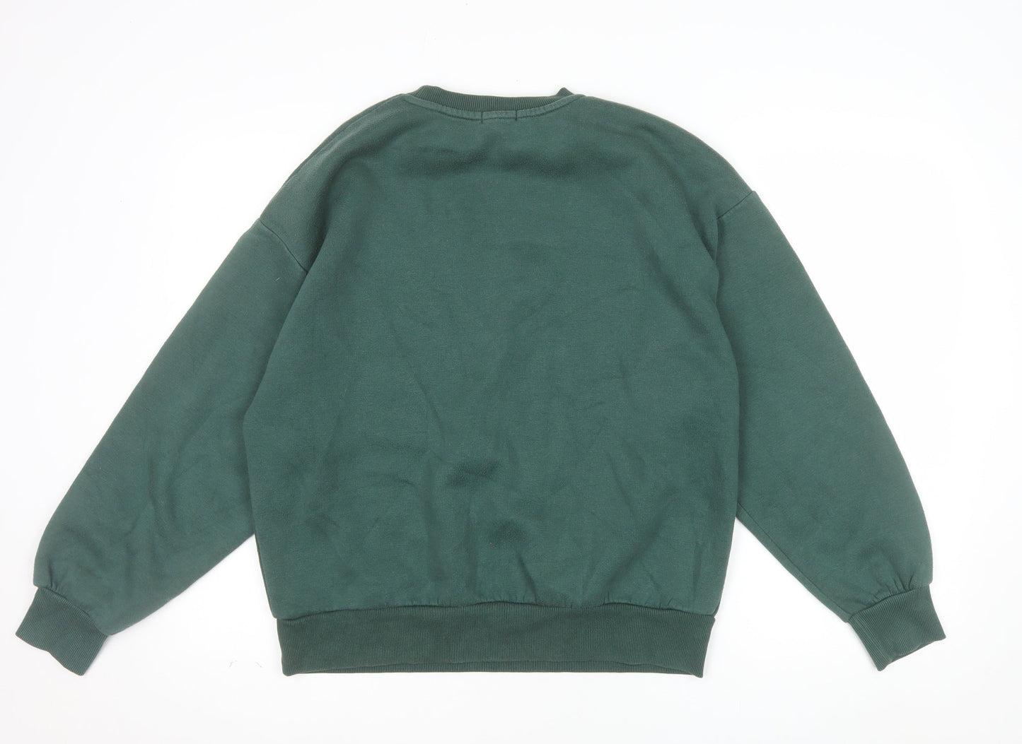 Stradivarius Womens Green Montana Pullover Sweatshirt XS