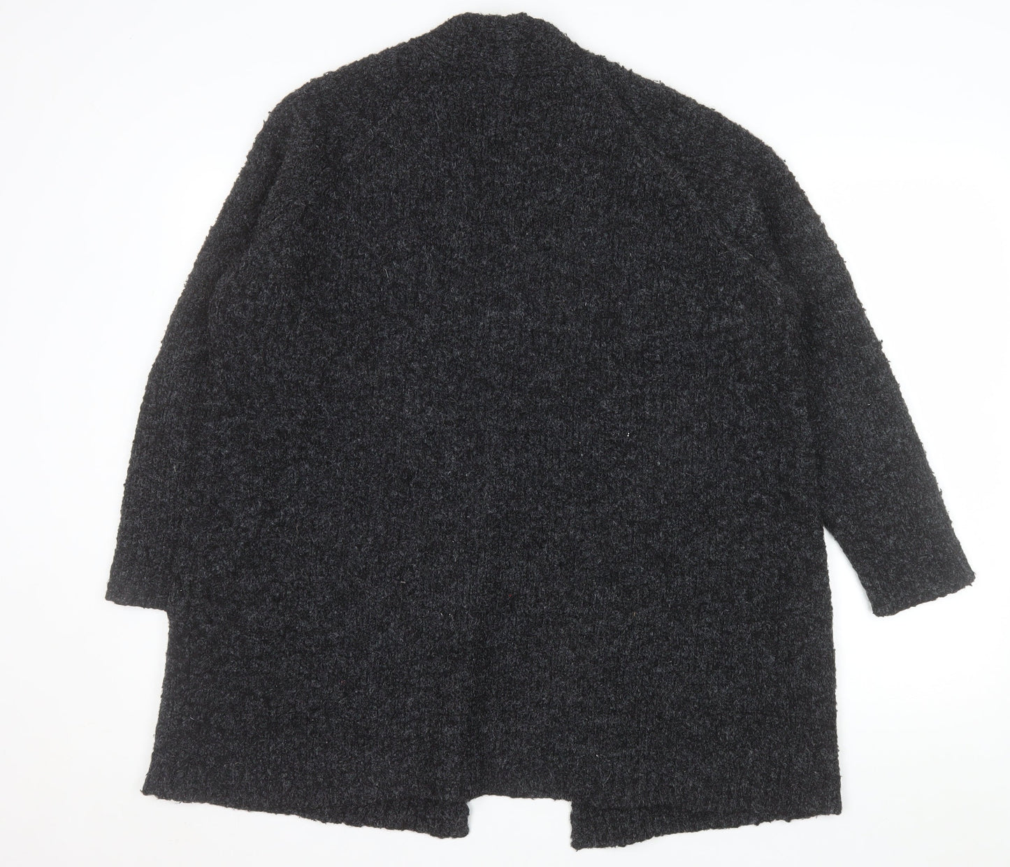 New Look Women Black Chunky Knit Longline Cardigan Size S