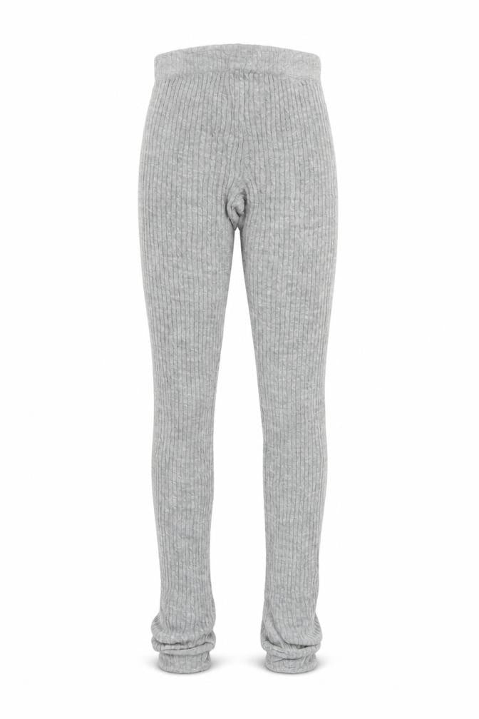 Lipsy London Women’s Grey Ribbed Knit Leggings Size S