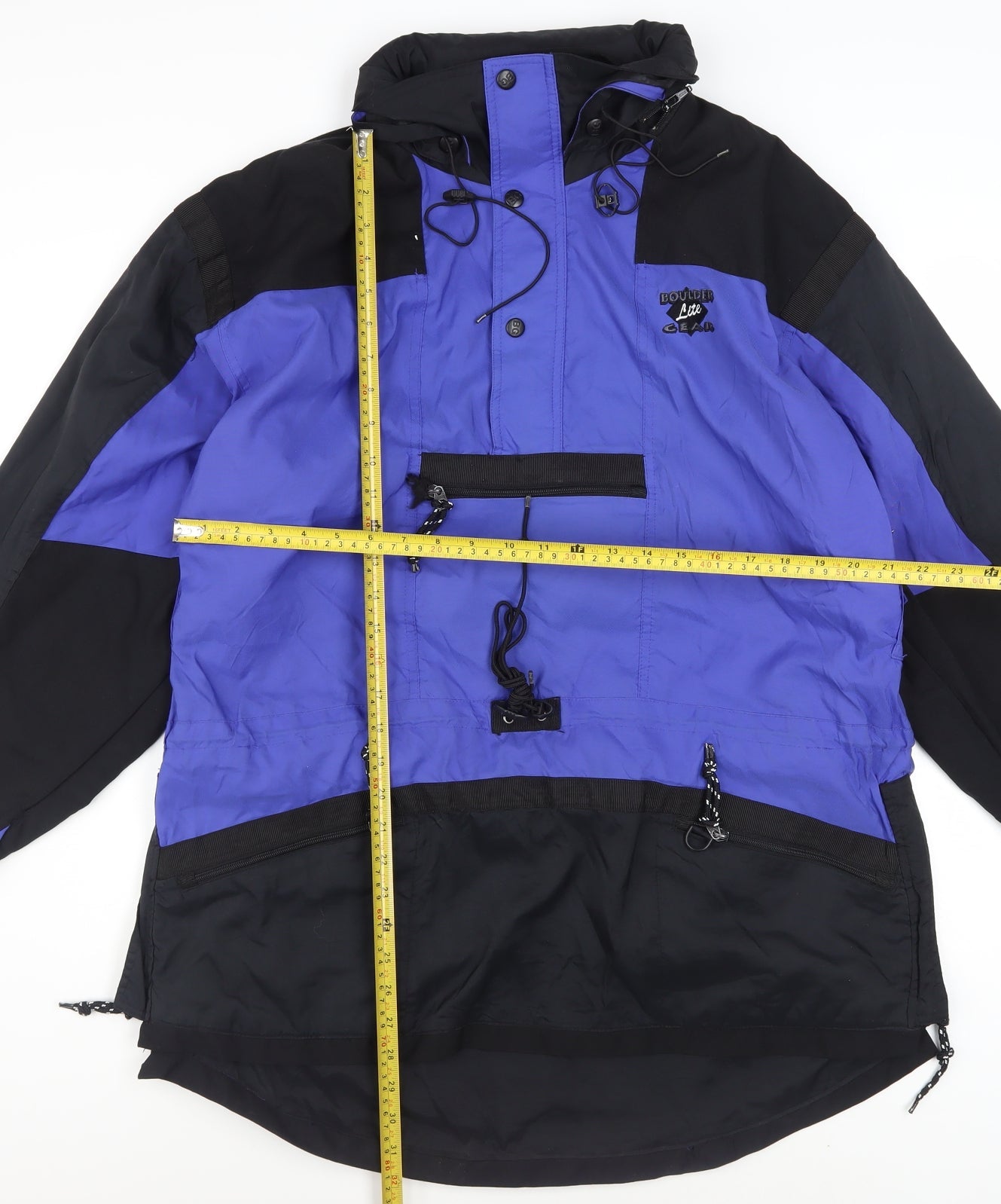 Boulder Lite Gear Unisex Blue Anorak Waterproof Jacket M