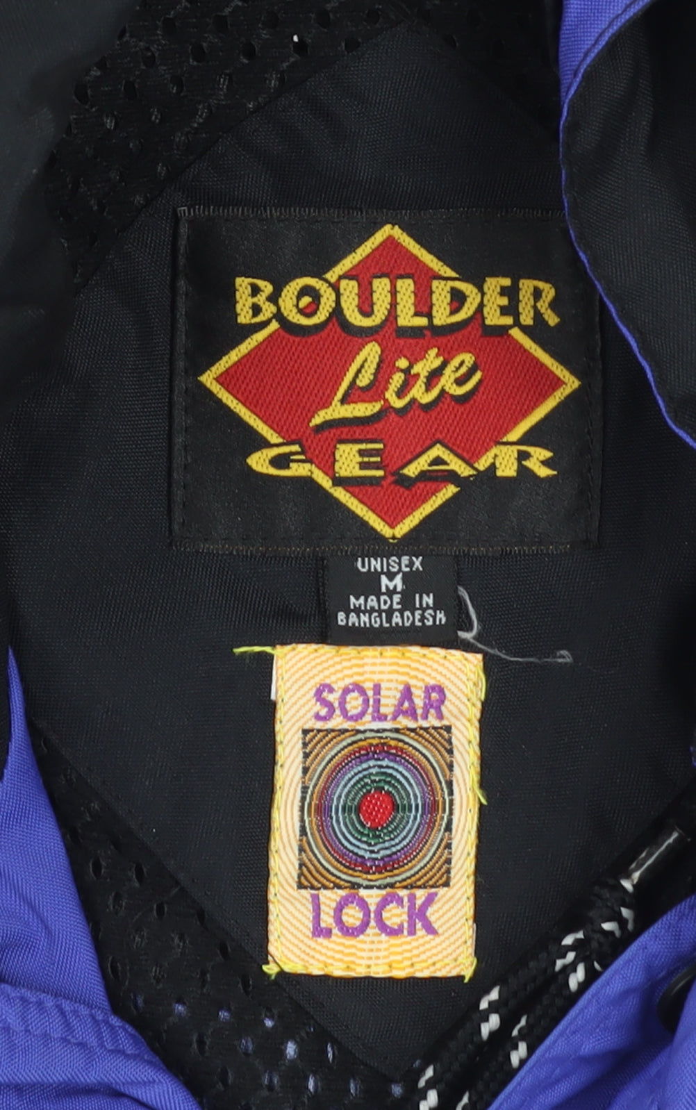 Boulder Lite Gear Unisex Blue Anorak Waterproof Jacket M