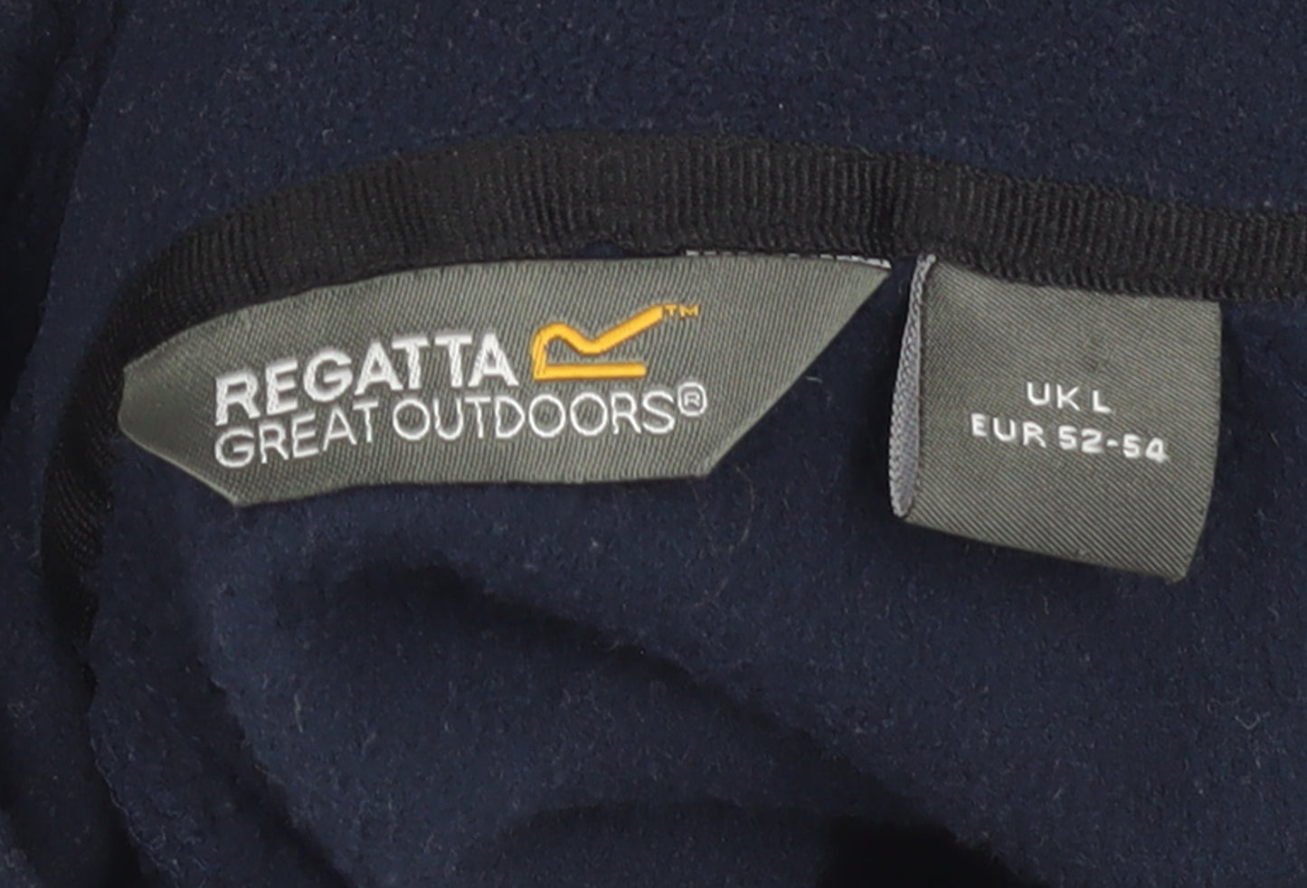 Regatta Mens Blue Fleece Full Zip Jacket Size L Outdoor Casual