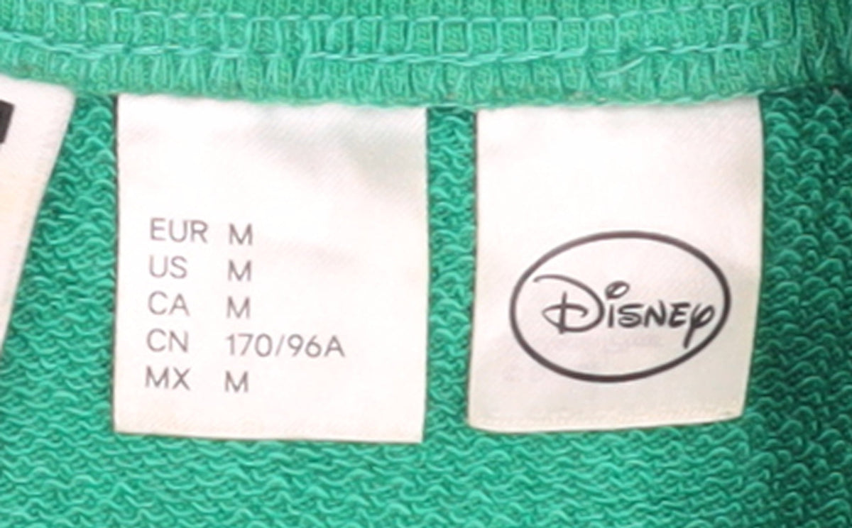 Disney Women’s Green Crew Neck Pullover Sweatshirt Size 12