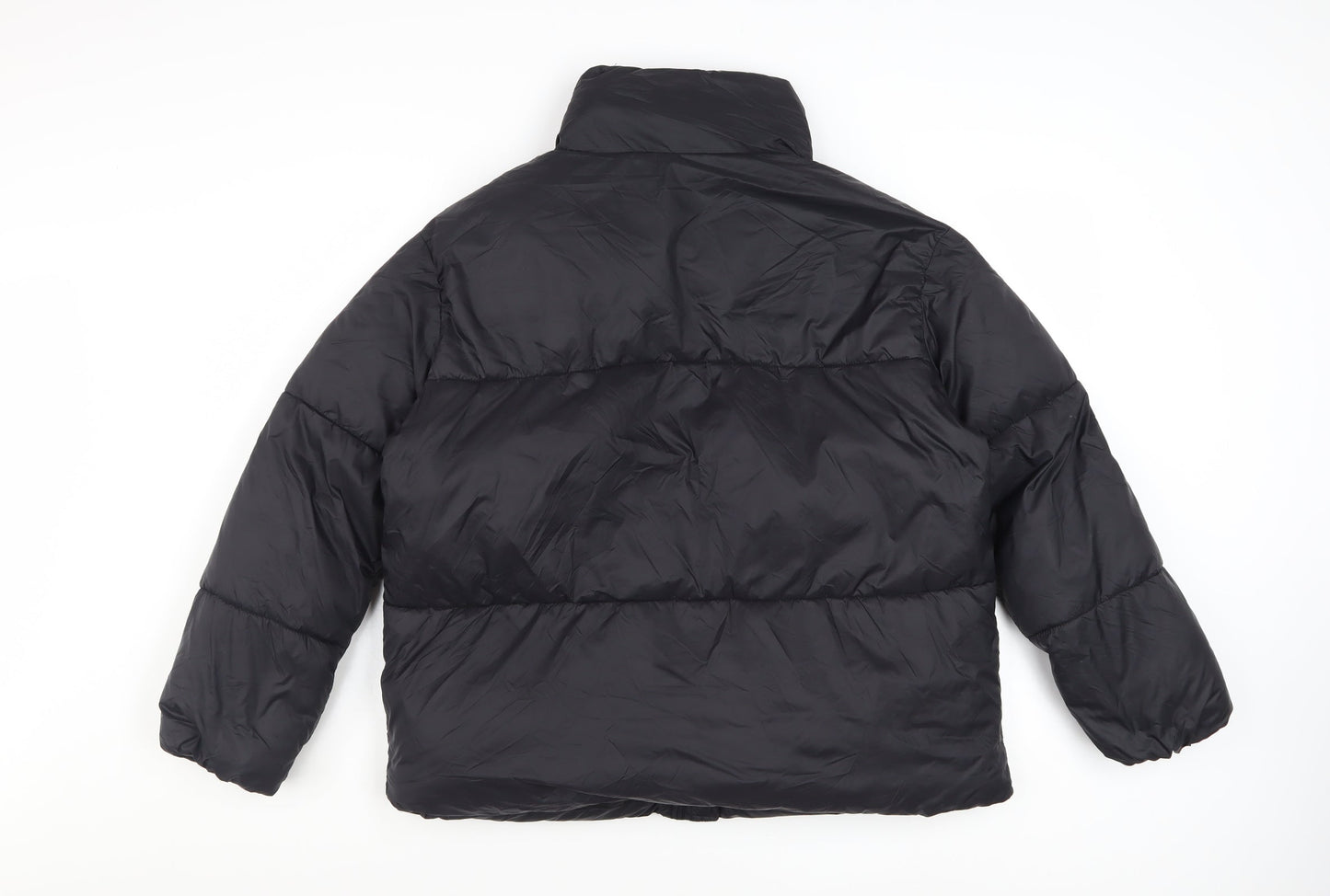 CUH Women's Black XS Puffer Jacket Full Zip Winter Coat