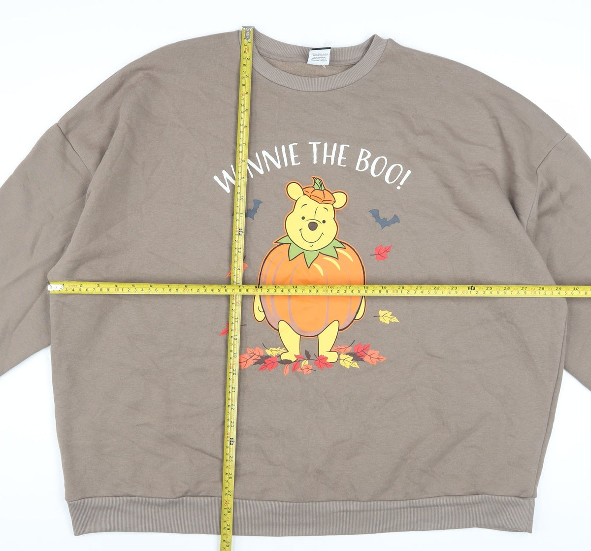 Disney Winnie the Pooh Women's Brown XL Pullover Sweatshirt
