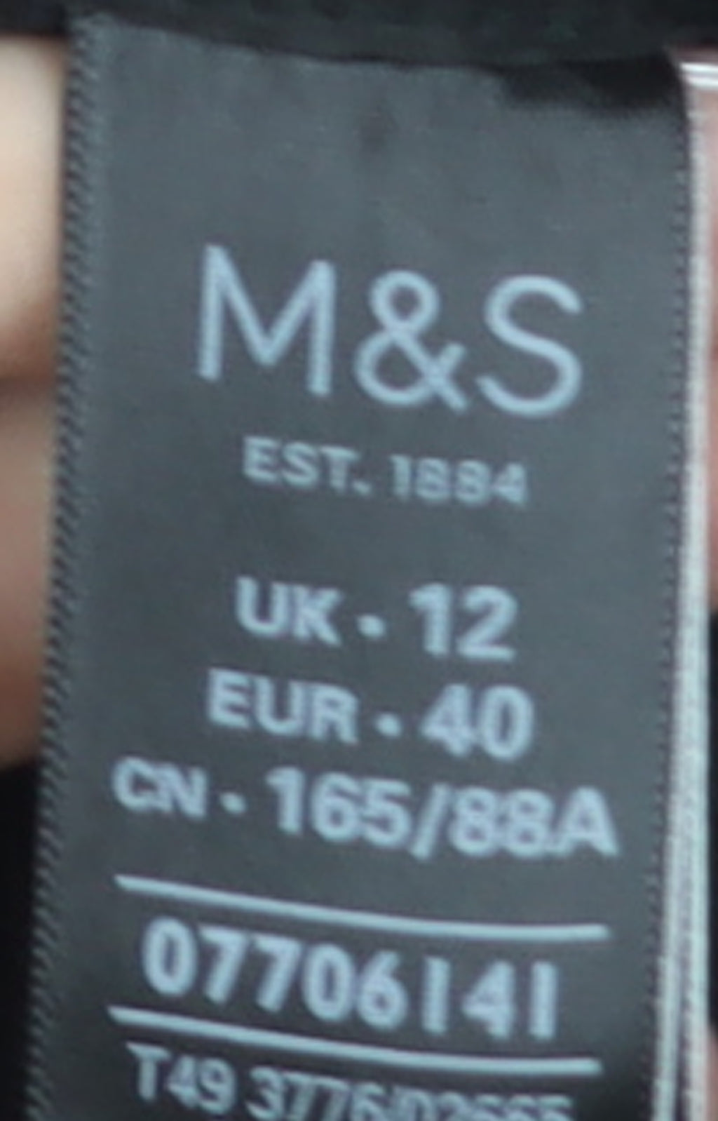 Marks and Spencer Women's Blue Coatigan Size 12 Long Sleeve Knit Overcoat