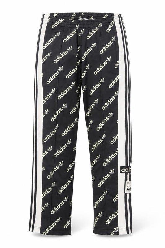 Adidas Women’s Black Logo Snap Track Pants Size 14