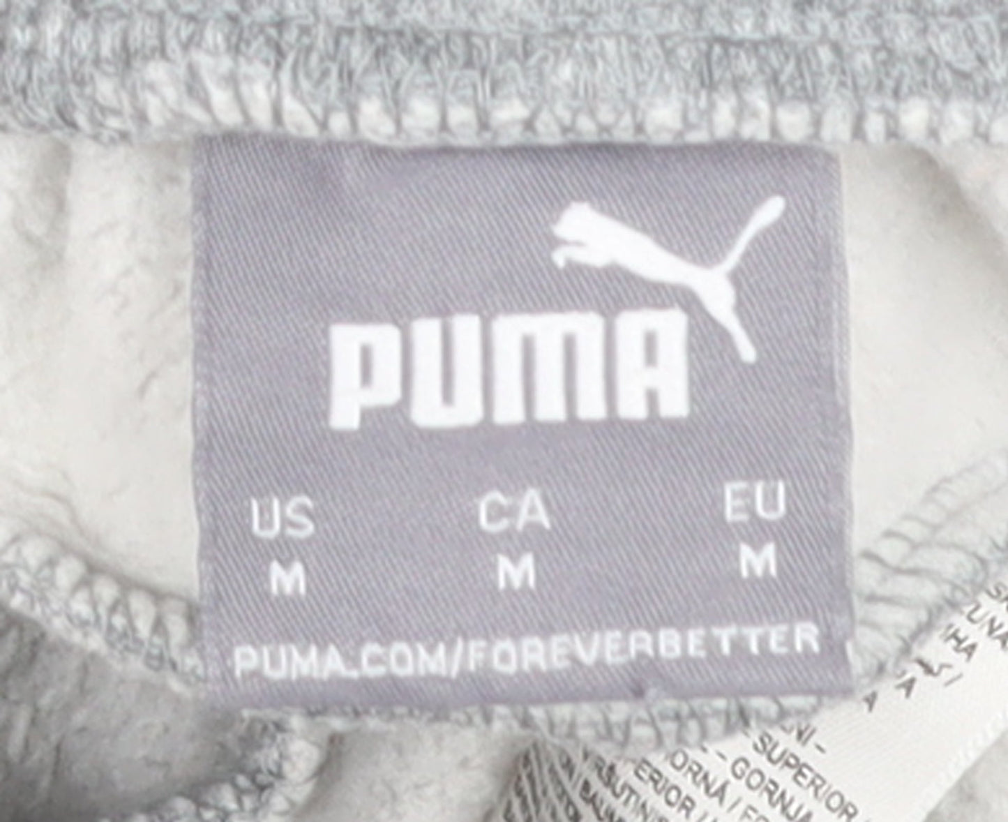 Puma Men’s Grey Sweatpants Joggers M Regular Fit