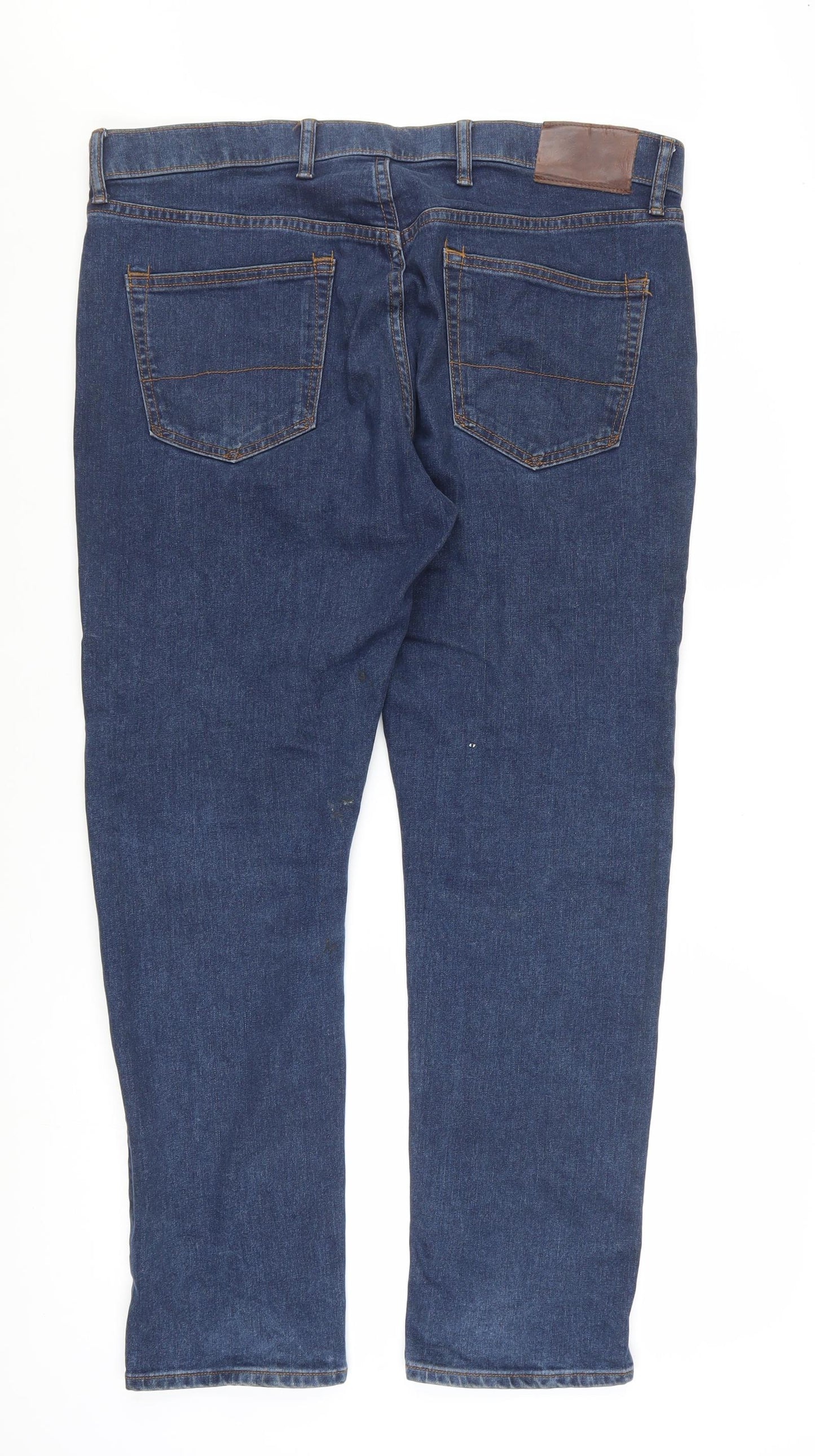 Marks and Spencer Men’s Blue Tapered Denim Jeans 38W 29L