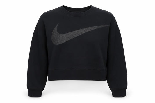 Nike Womens Black Dri-Fit Crew Neck Pullover Sweatshirt M