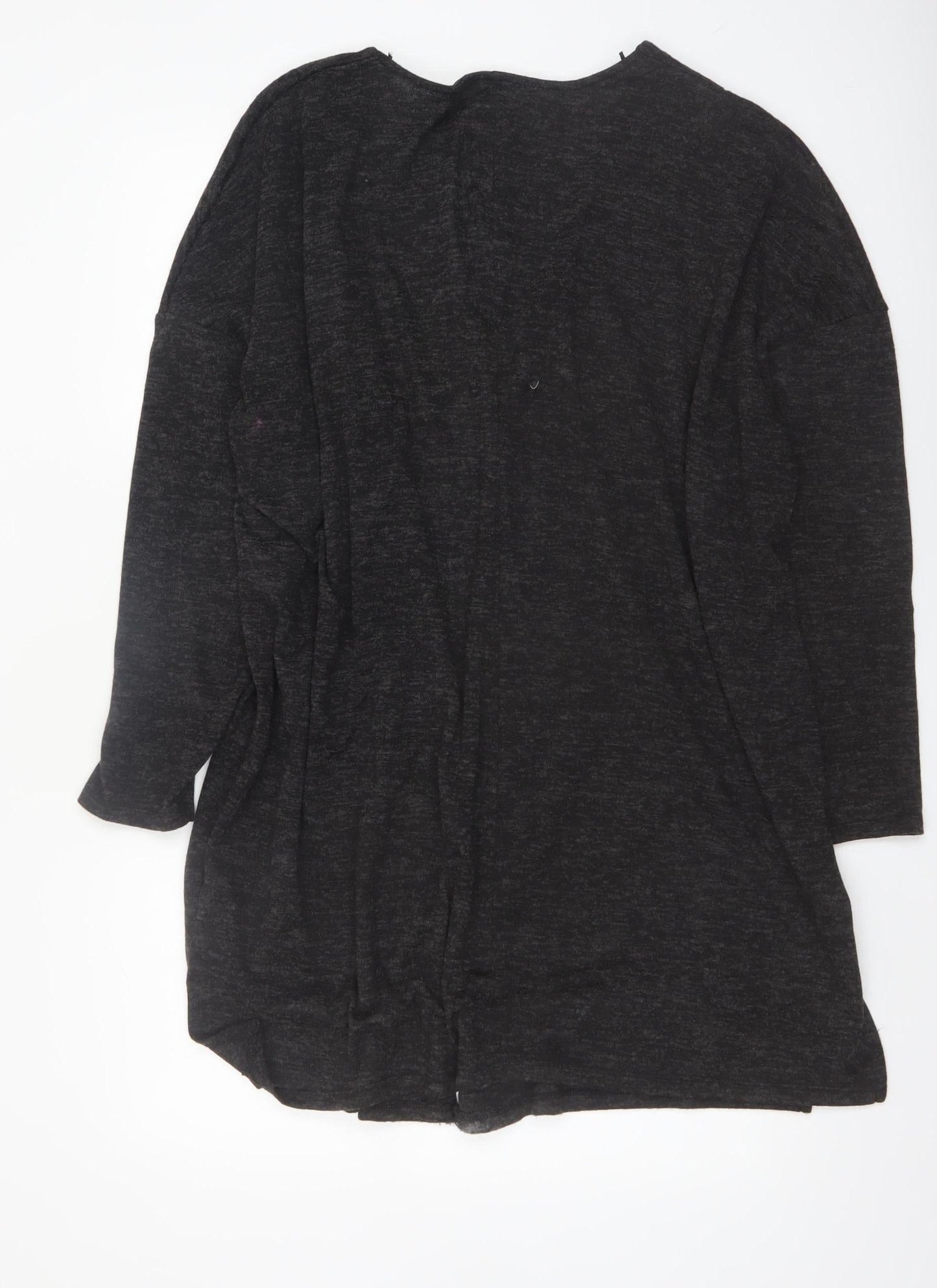 Bonmarché Women's Black Size 22 Long Sleeve Open Cardigan
