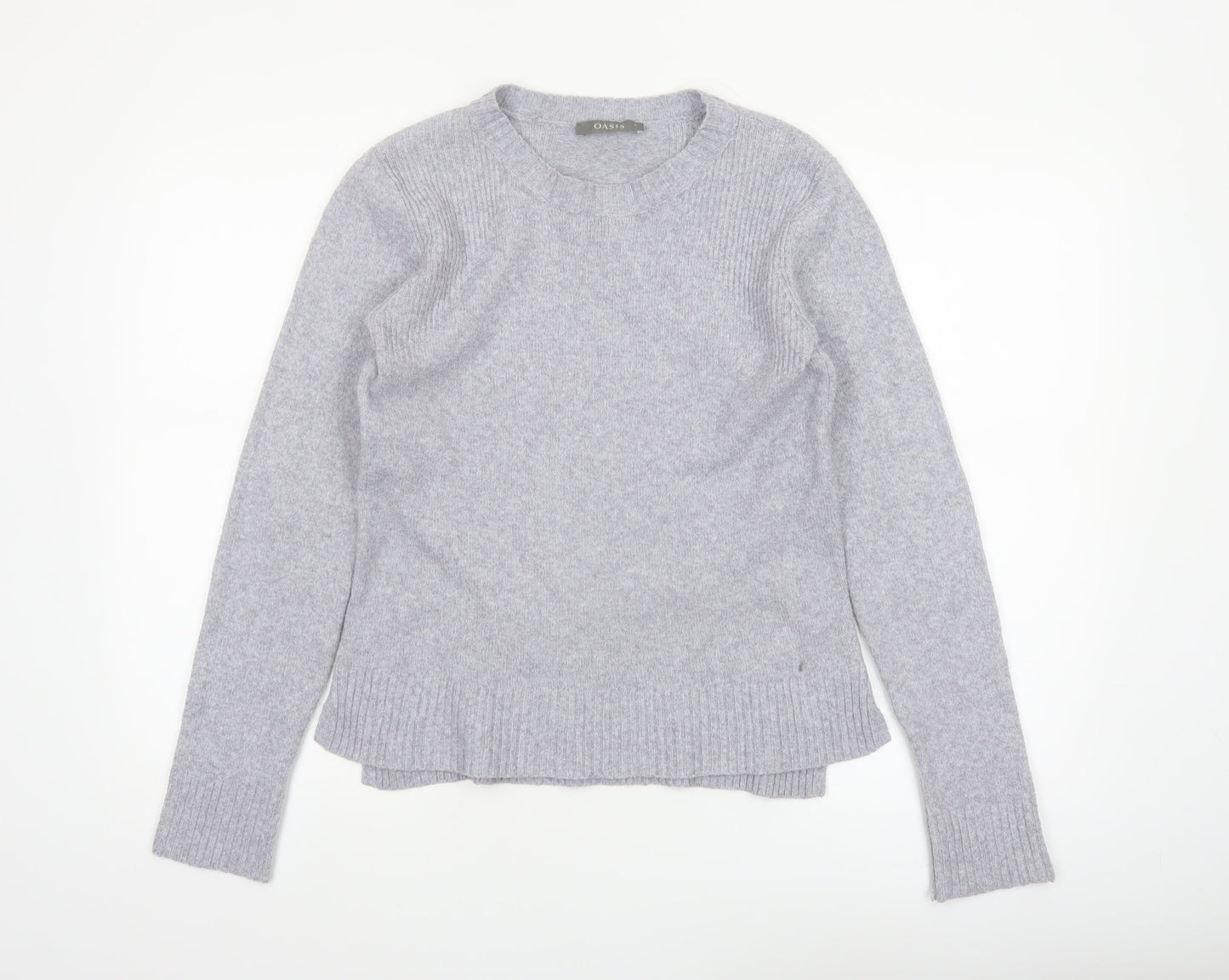Oasis Women’s Grey Crew Neck Knit Jumper Size S