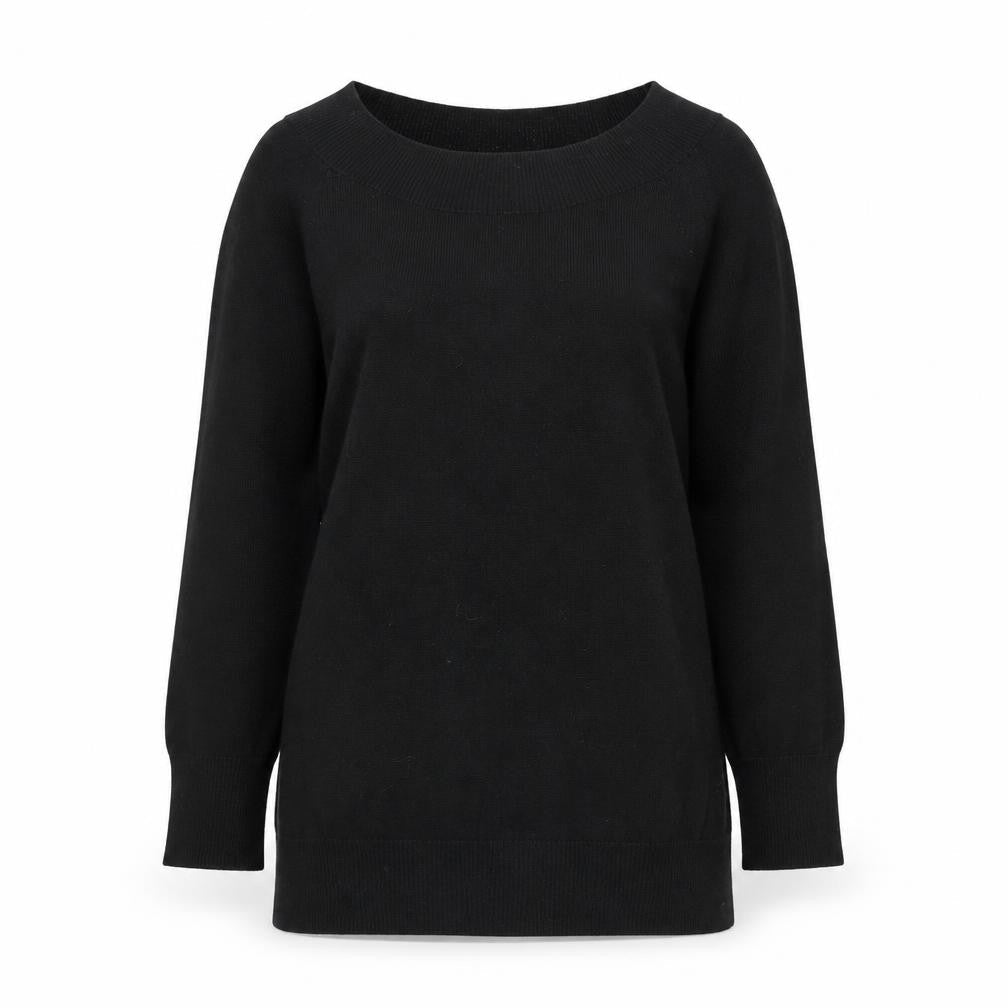 Gap Women’s Black Cotton Crew Neck Long Sleeve Jumper M