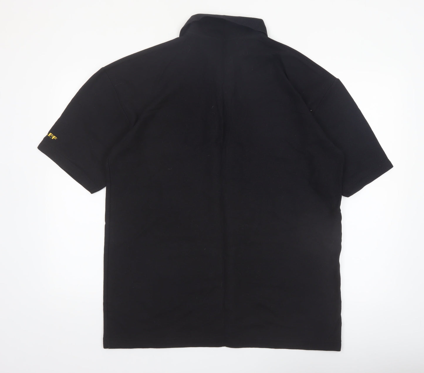 Guinness Men's Black Embroidered Logo Polo Shirt Size M