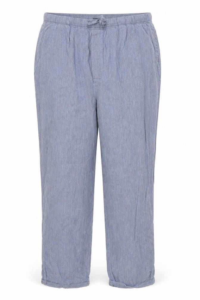 Front view of Autograph Women’s Blue Cotton Relaxed Trousers XL